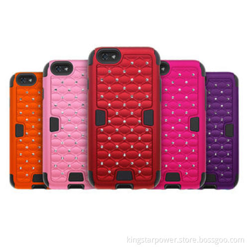 Back cover case for iPhone 6,Starry Sky Pattern With Crystal Rhinestone Studded,PC Silicone materialNew